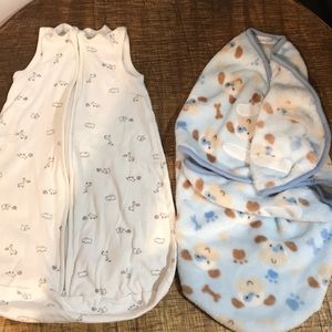 0-3MTHS Sleep Sacks by Carter’s & Lovespun